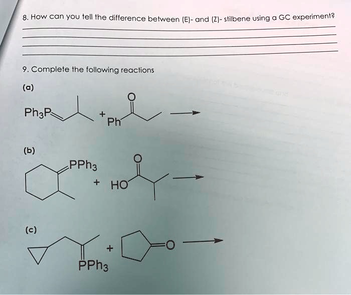 SOLVED How can you tell the difference between (EJ and (ZJ stilbene