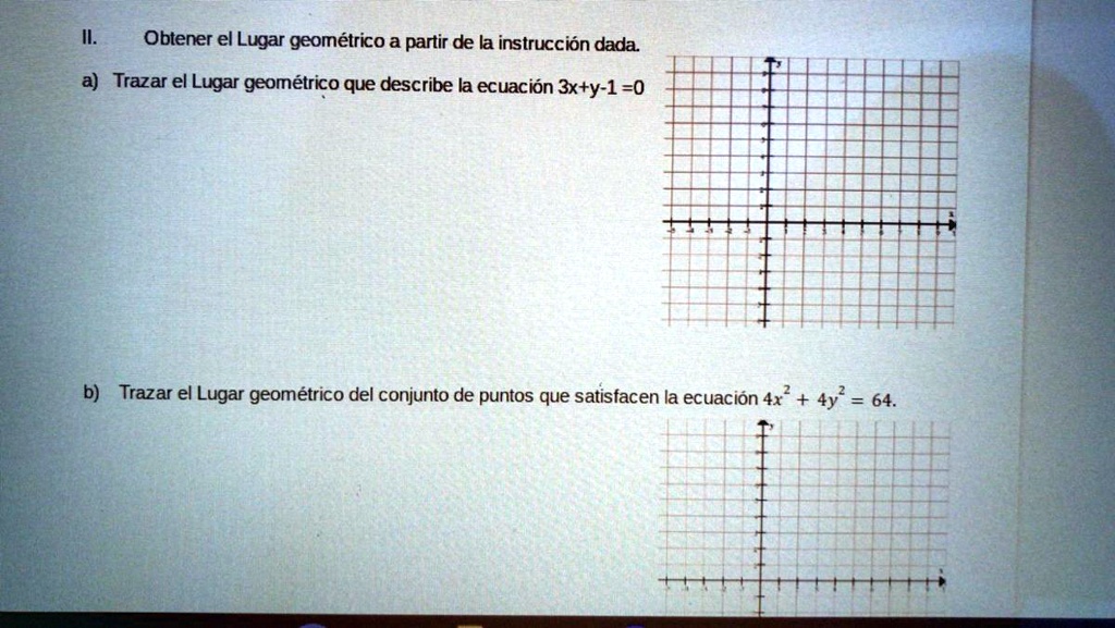 Como Determinar El Lugar Geometrico De Una Ecuacion www.numerade.com