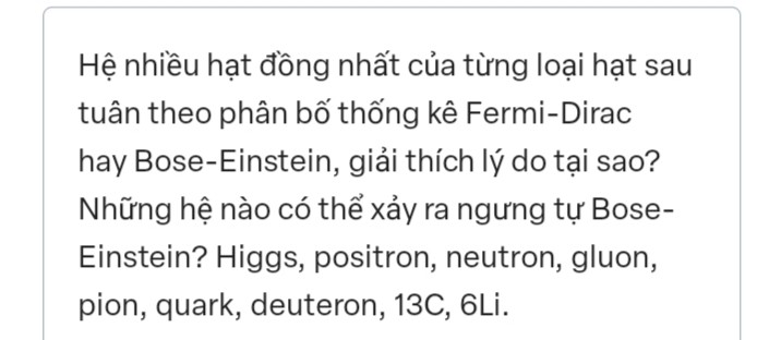 SOLVED: H? Nhi?u H?t ??ng Nh?t C?a T?ng Lo?i H?t Sau Tuân Theo Phân B ...