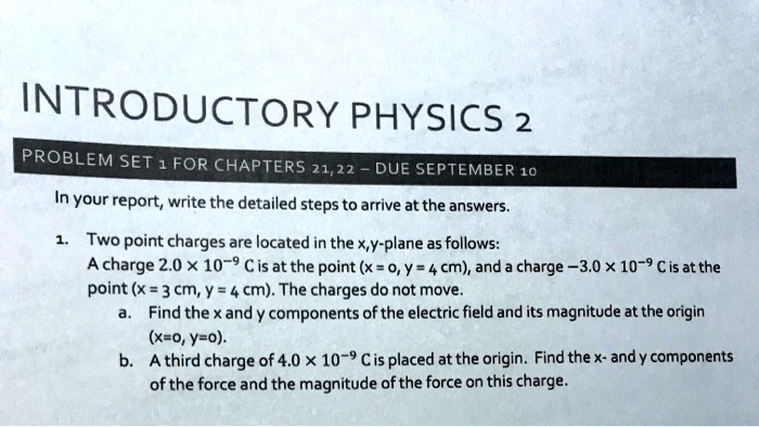 Introductory physics 2 problem set 1 for chapters 2122 due...