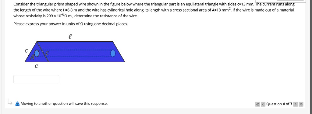 consider the triangular prism shaped wire shown in the figure low where ...