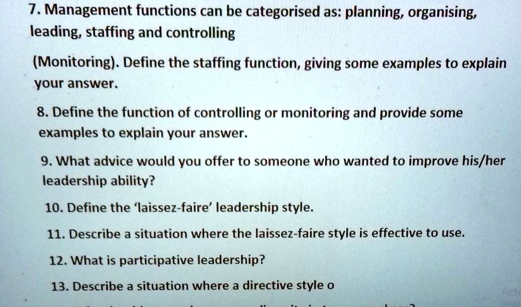 What are the 7 functions of staffing?