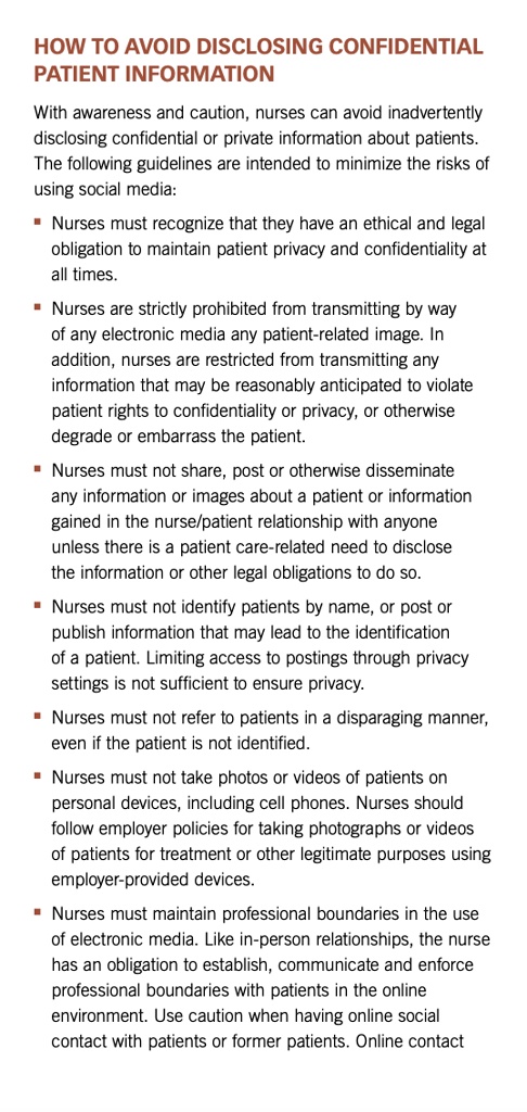 612 d review the how to avoid disclosing confidential patient information summarize and reflect on one of the points how can this apply to your practice as a nursing student how to avoid dis 74582