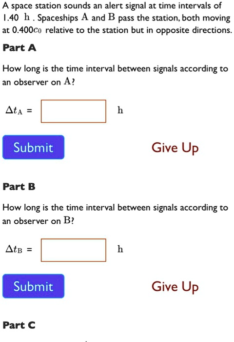SOLVED: A space station sounds an alert signal at time intervals of 1. ...