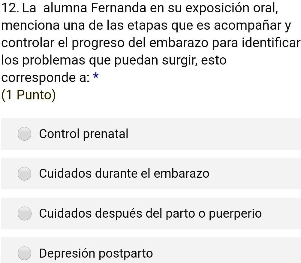 Solved Hola Me Pueden Ayudar Plsss 12 La Alumna Fernanda En Su Exposición Oral Menciona Una De