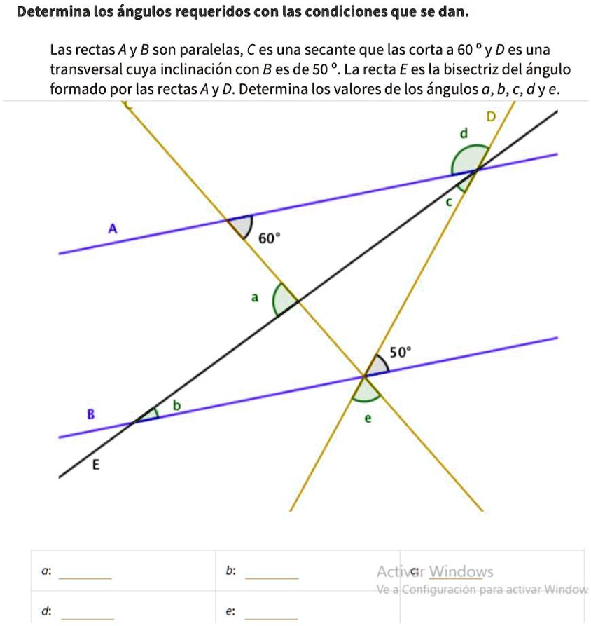 SOLVED: Alguien ayúdeme por favor :( Determina los ángulos requeridos ...