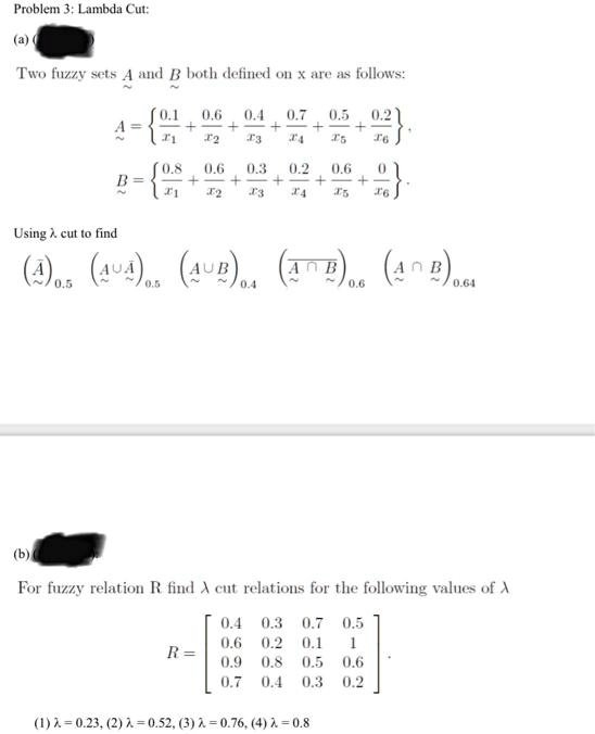 problem-3-lambda-cut-two-fuzzy-sets-a-and-b-both-defined-on-x-are