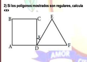 SOLVED: GEOMETRIA con procedimiento 2) Si los poligonos mostrados son ...