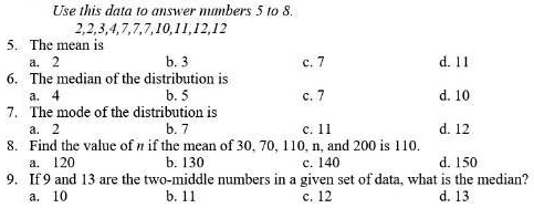 Video Solution: 5 - 9 Math 710 Points Use This Data To Answer The 