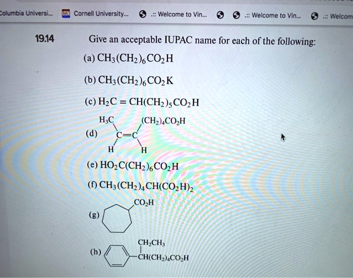 SOLVED: Columbia University Cornell University Welcome to Vin Welcome ...