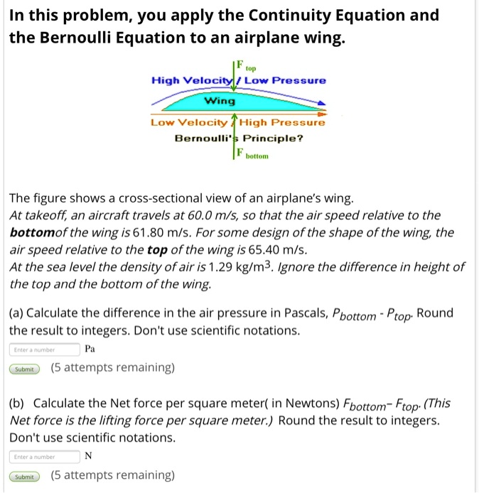 Solved In This Problem You Apply The Continuity Equation And The