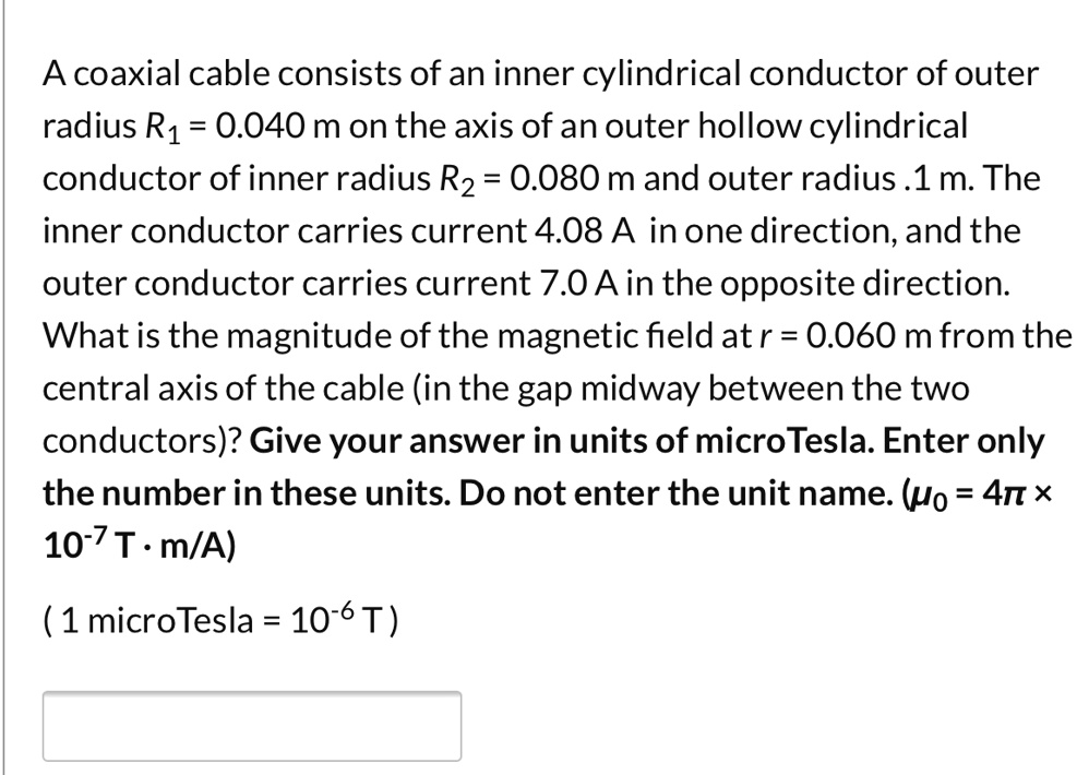 solved-coaxial-cable-consists-of-an-inner-cylindrical-conductor-of