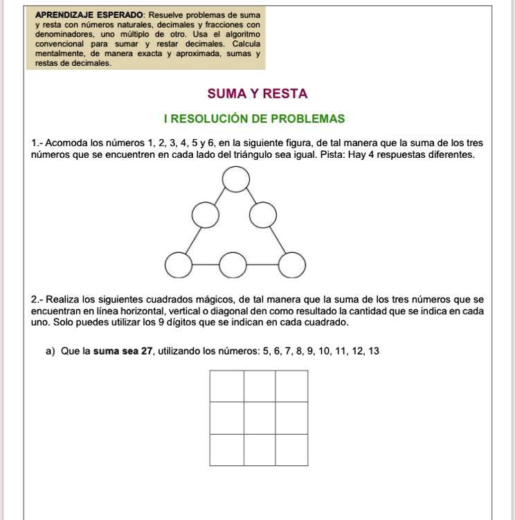 problema de suma