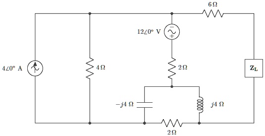 SOLVED: Determine the impedance ZL for which maximum power transfer ...