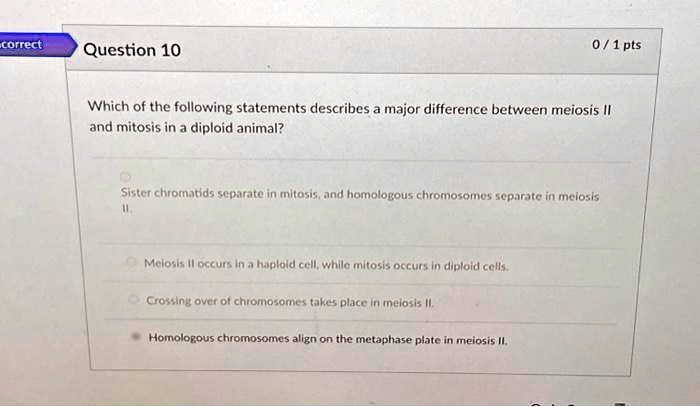 Solved Correct Question 10 01pts Which Of The Following Statements Describes A Major 7123