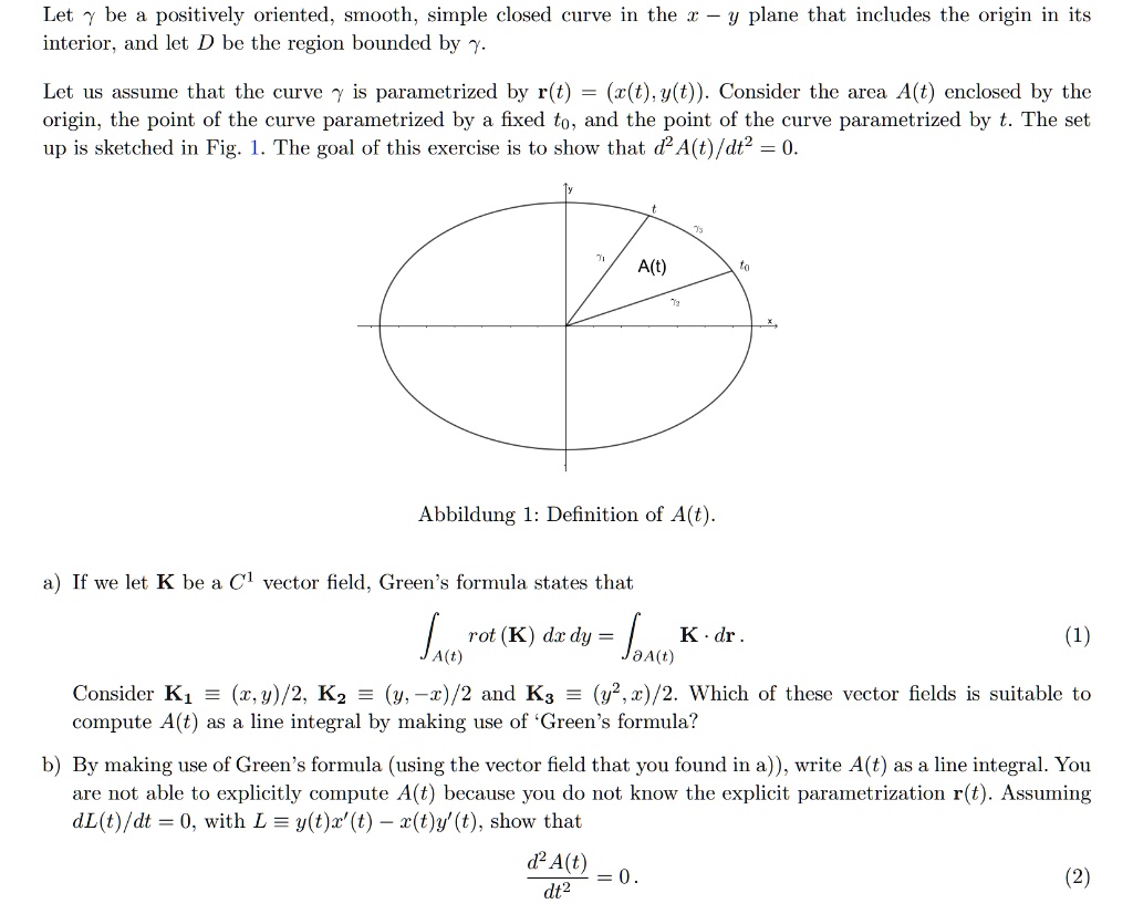 SOLVED Let Be A Positively Oriented Smooth Simple Closed Curve In   7f589f56c7ac42628e97ec80eecba1b5 