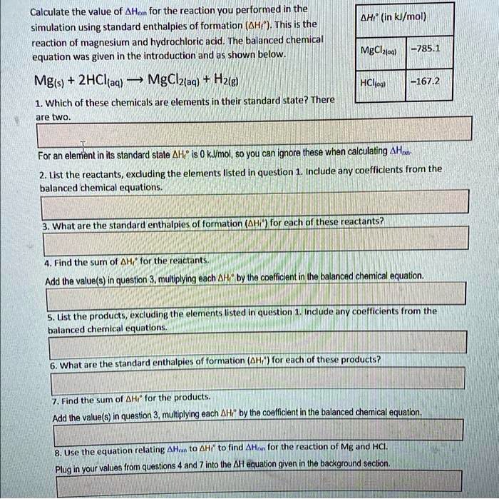 VIDEO solution Calculate the value of AH for the reaction VOu