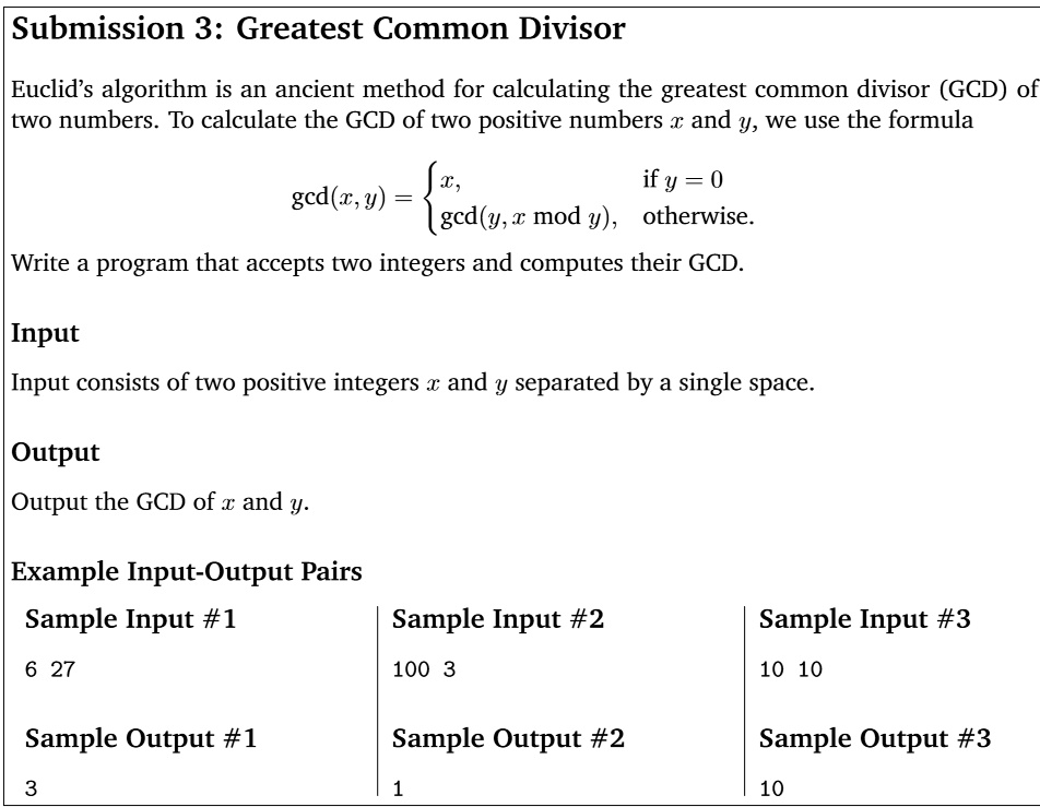 greatest common divisor using recursion in c