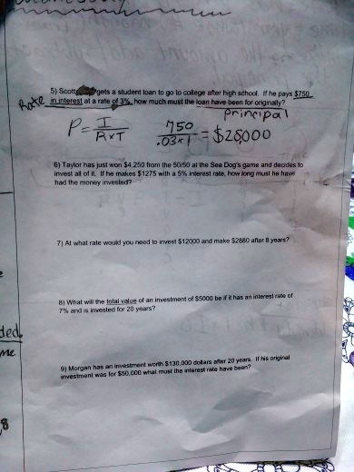 SOLVED: 1. At what rate would you need to invest 12,000 and make2,880 ...