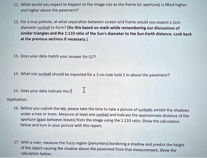 SOLVED What would you expect to happen to the image size as the frame