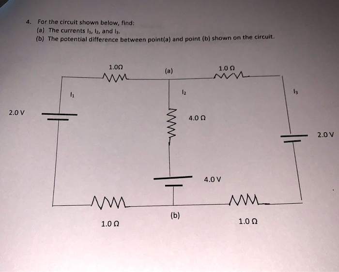 For The Circuit Shown Below Find The Currents Iz A… Solvedlib