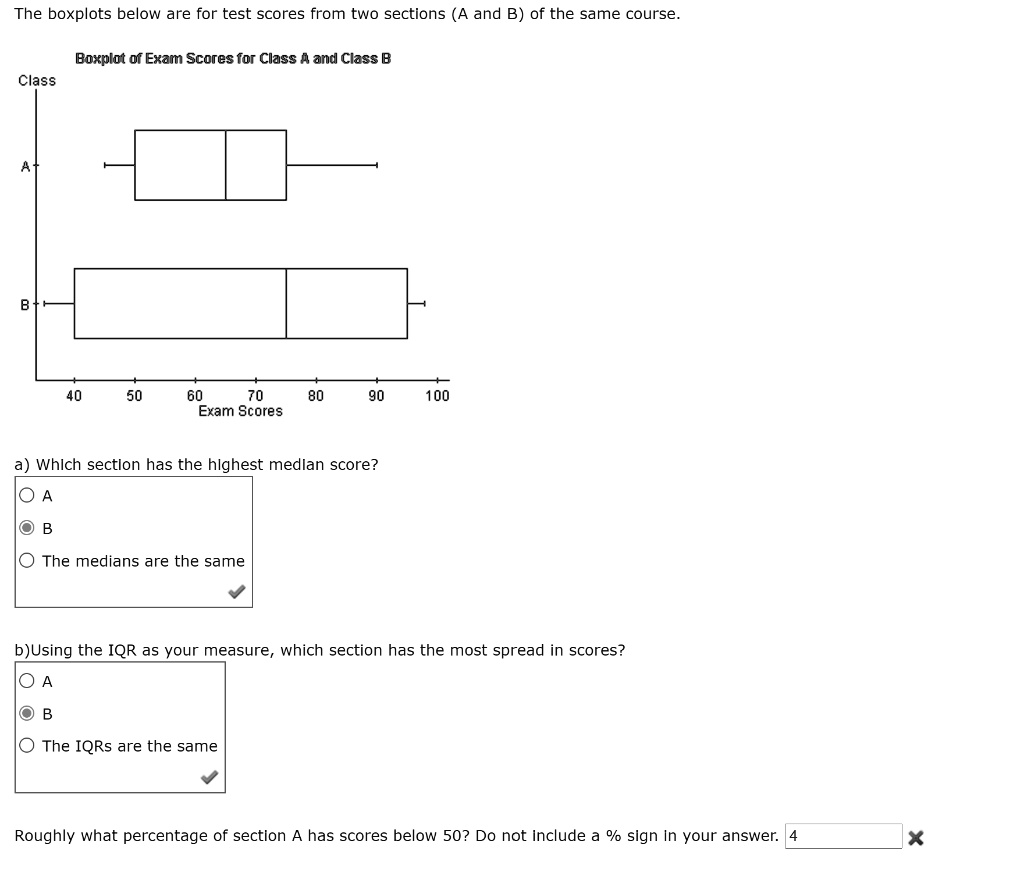 SOLVED: Need some help understanding how to do C The boxplots below are ...