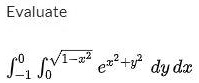 evaluate f21  eyl dy dx 51075