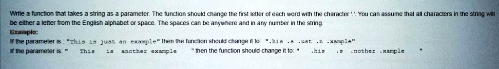 SOLVED: Write a program in C, please. Fast. Write a function that takes ...