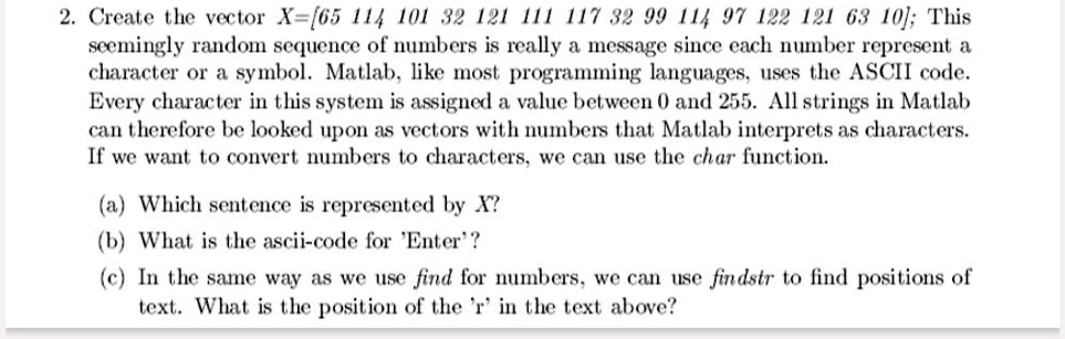 SOLVED: Seemingly random sequence of numbers is really a message since ...