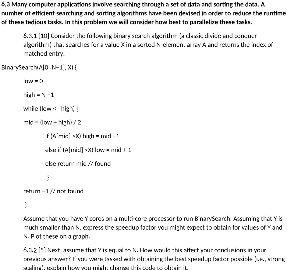 SOLVED: How do I find the formula for the speed-up factor and how do I ...