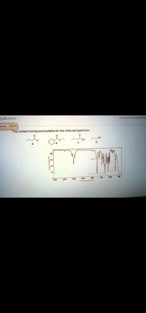 The correct compound suitable for this infra-red spectrum
