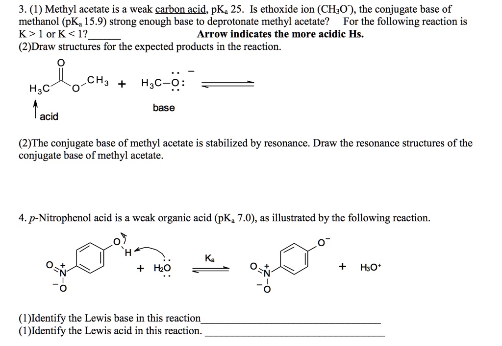 Ch3no2 Lewis Structure Conjugate Acid