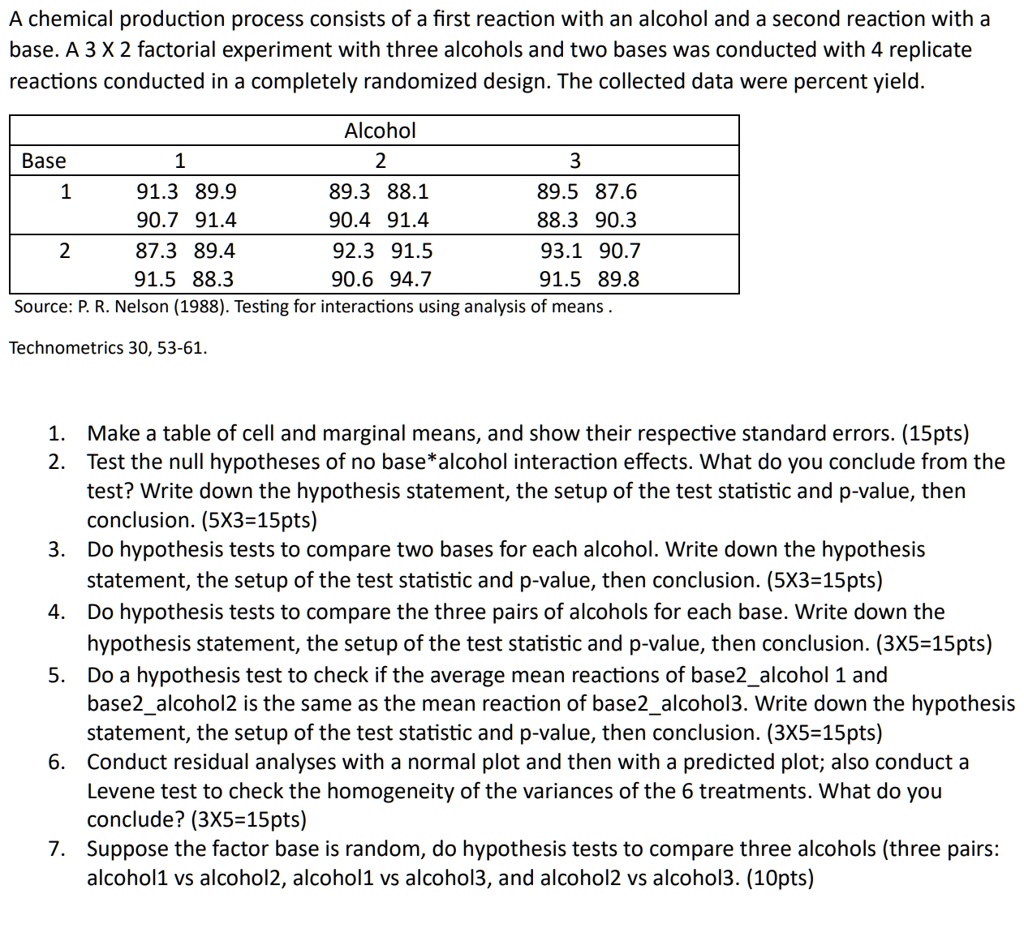 SOLVED: Mostly need help with the hypothesis testing for all of them ...