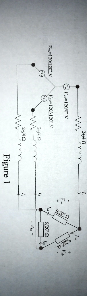 SOLVED: For the system given in Figure 1, draw the one-line diagram and ...