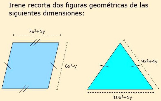 SOLVED: ¿Cuánto suman los perímetros de las figuras del gráfico ...