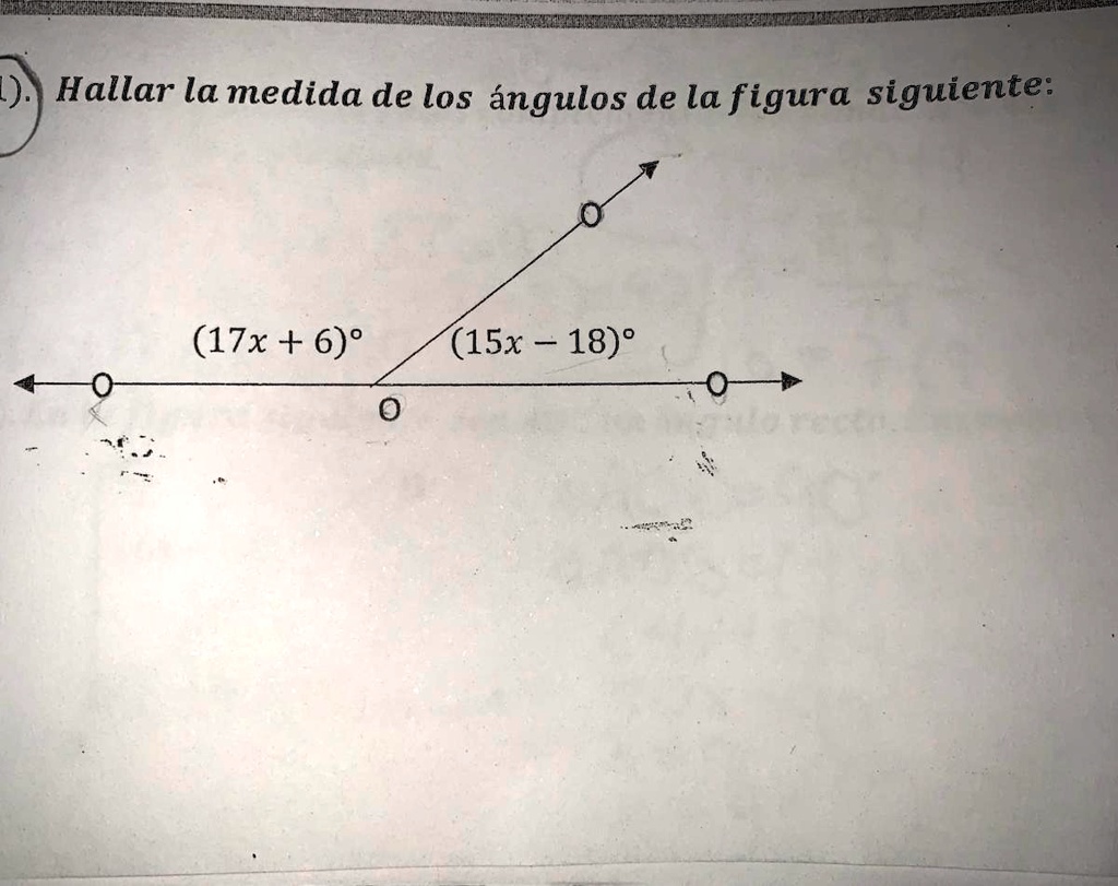 SOLVED: Hallar la medida de los ángulos de la figura siguiente: L