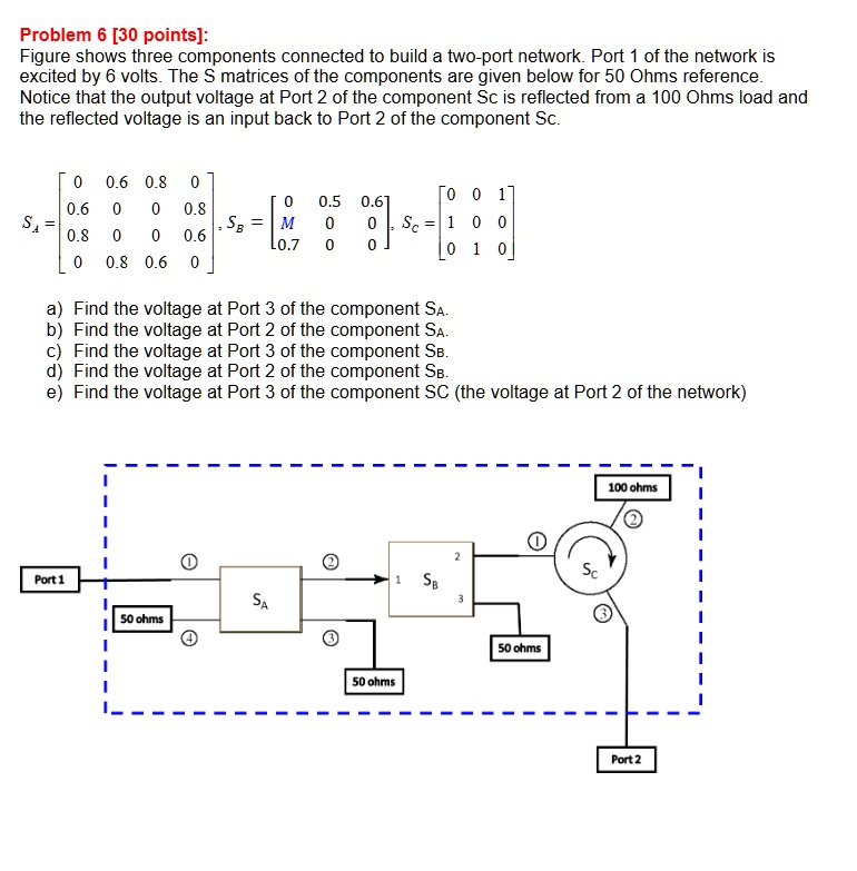 SOLVED: Problem 6 [30 points] Figure shows three components connected ...
