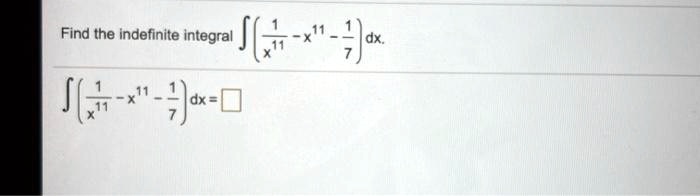 find the indefinite integral dx jl dx 64526