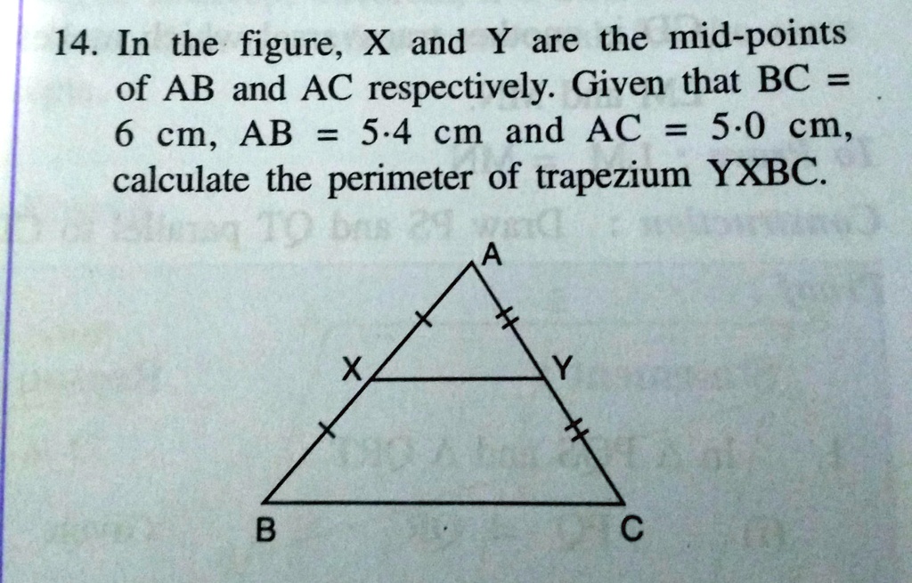 Solved How Do We Solve The Midpoint Theorem Please Answer It As Fast As Possible 14 In The 0794