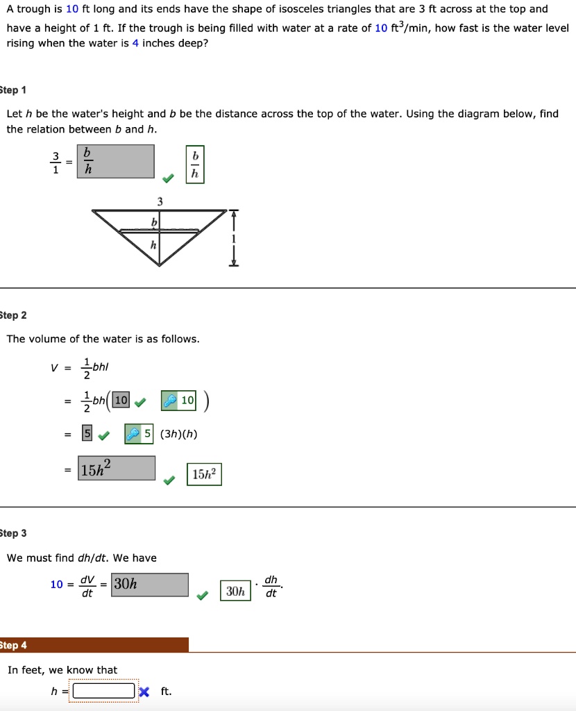 solved-a-trough-is-10-ft-long-and-its-ends-have-the-shape-of-isosceles