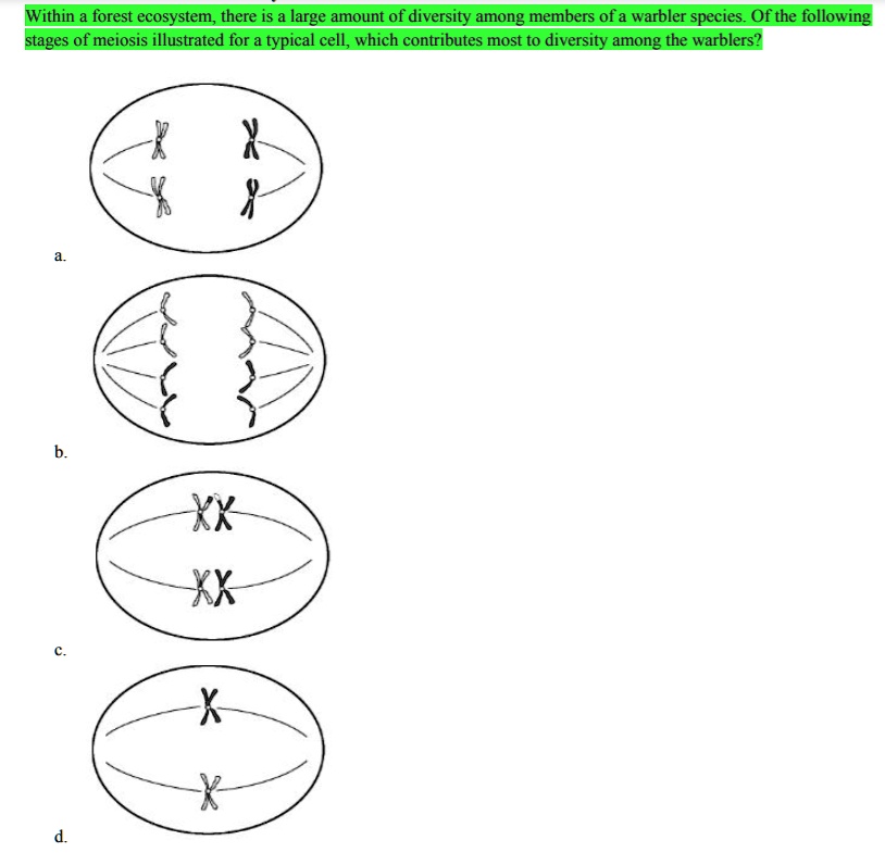 SOLVED: Within forest ecosystem, there IS large amount of diversity ...