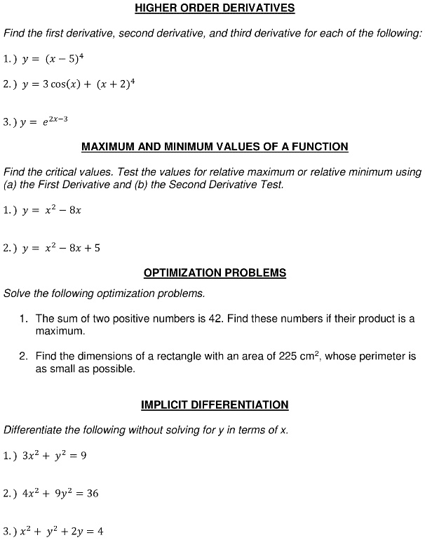 Solved s. Find the first derivative of X - 1/X2 (FROM FIRST