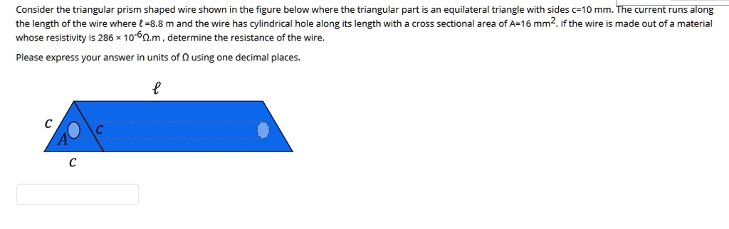 SOLVED: Consider the triangular prism shaped wire shown in the figure ...