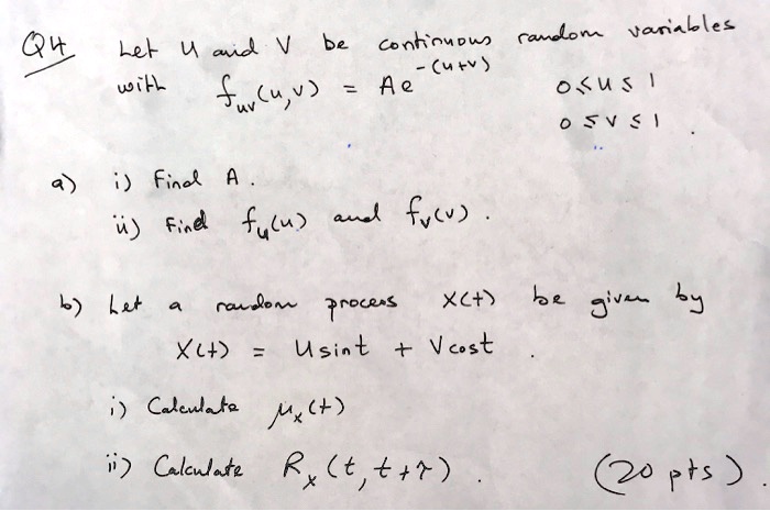 Solved Canslon Nanalles Qw Lef U A V Be Conkoupw 4 V Wifl F C 4 V Ae 0 U 0 V Finol A Rxd Fyl Ana Fvcv 7 6