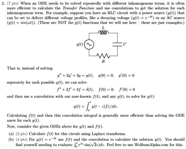 SOLVED: When an ODE needs to be solved repeatedly with different ...