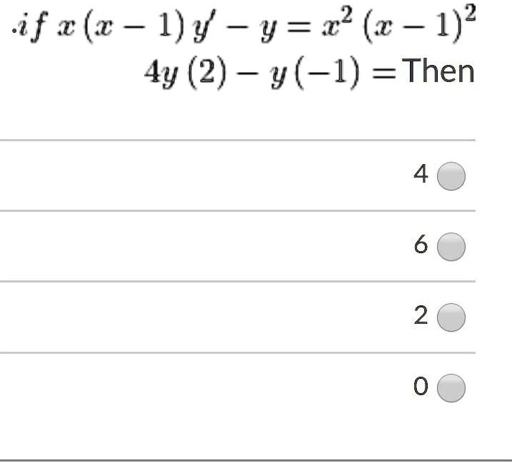 Solved If X 1 Y Y 22 2 1 2 4y 2 Y 1 Then 4 2