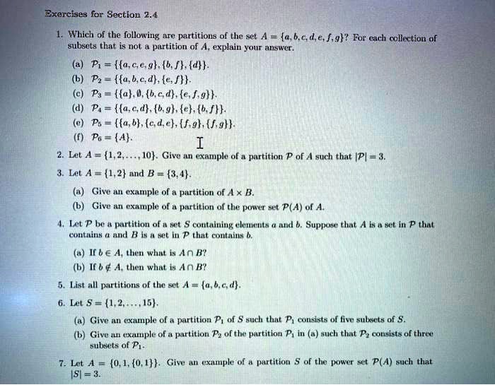 SOLVED Exercises for Section 2.4 Which of the following are