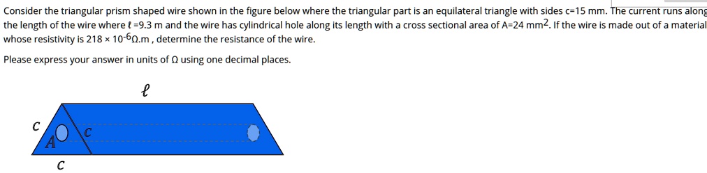 SOLVED: Consider the triangular prism shaped wire shown in the figure ...