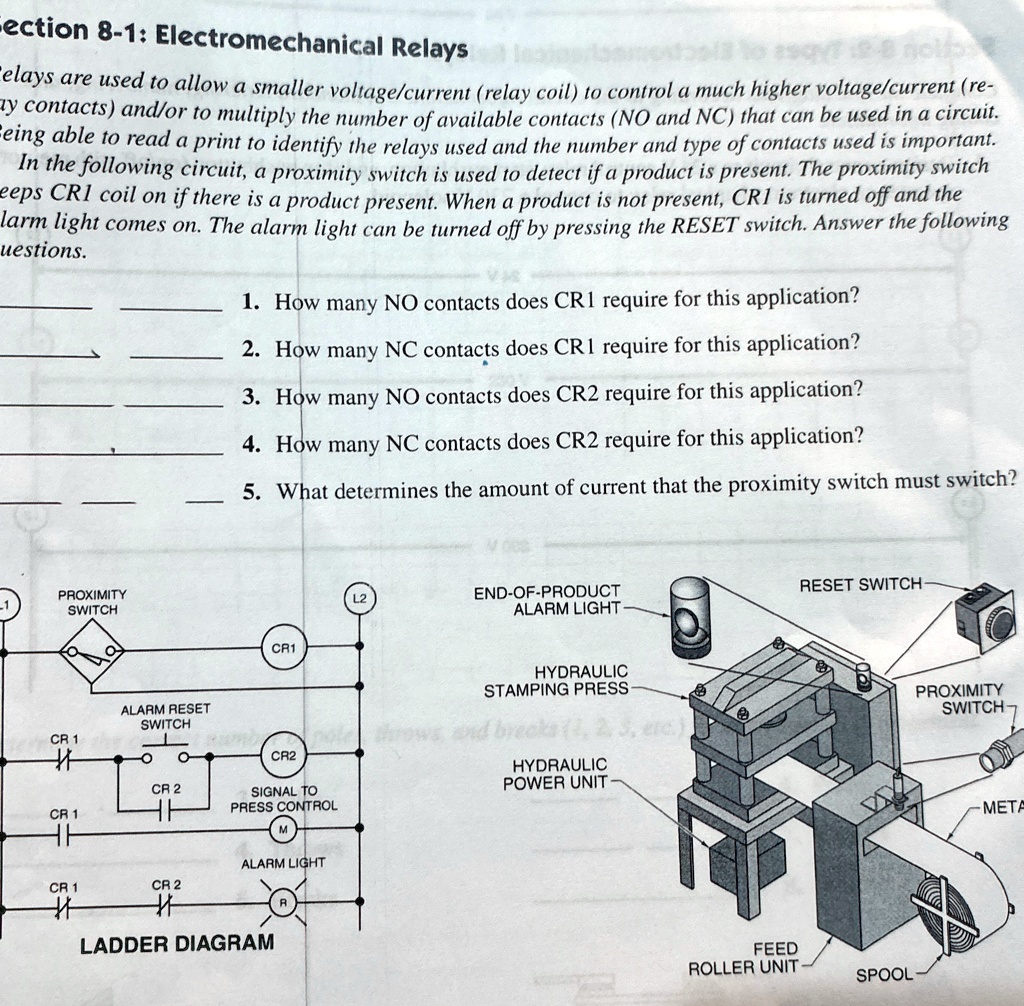 Section 8-1: Electromechanical Relays elays are used to allow a smaller ...