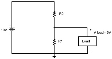 10V R2 R1 V load= 5V Load